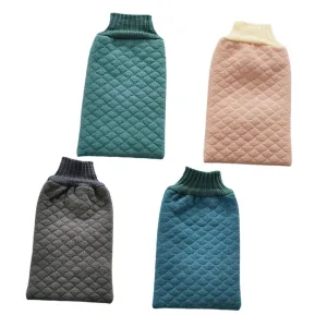 Beaupretty 4pcs Reusable Shower Mittens Skin-scrubbing Exfoliating Gloves for Body Cleansing Lightweight Comfortable Bathing Scrubbers for Smooth Skin for Neck Shoulders and Feet