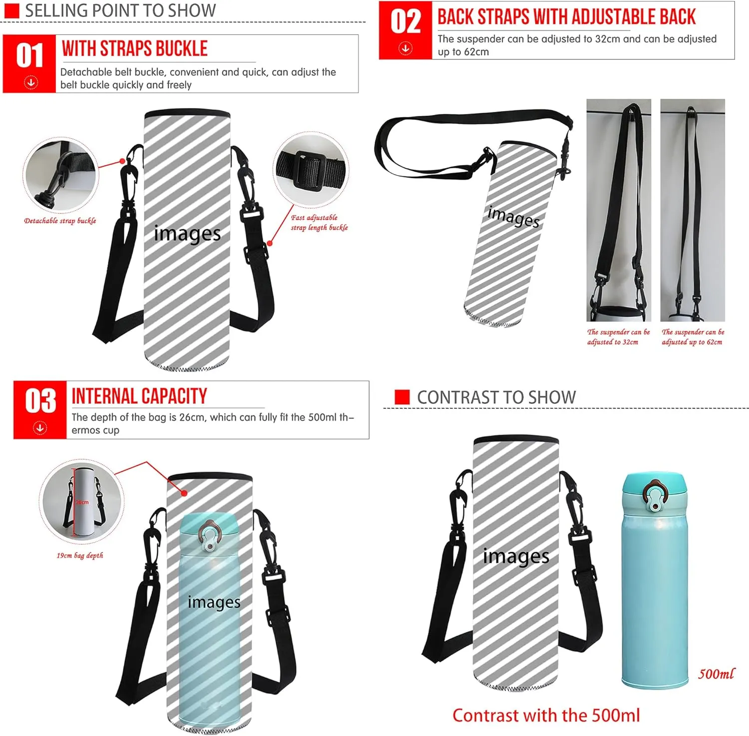 Belidome American Flag Bass Fish Backpack for School Teens Kids Bookbag for Girls Boys with Lunch Bag Water Bottle Holder Pencil Case, USA Patriotic Fourth of July Independence Day Gifts