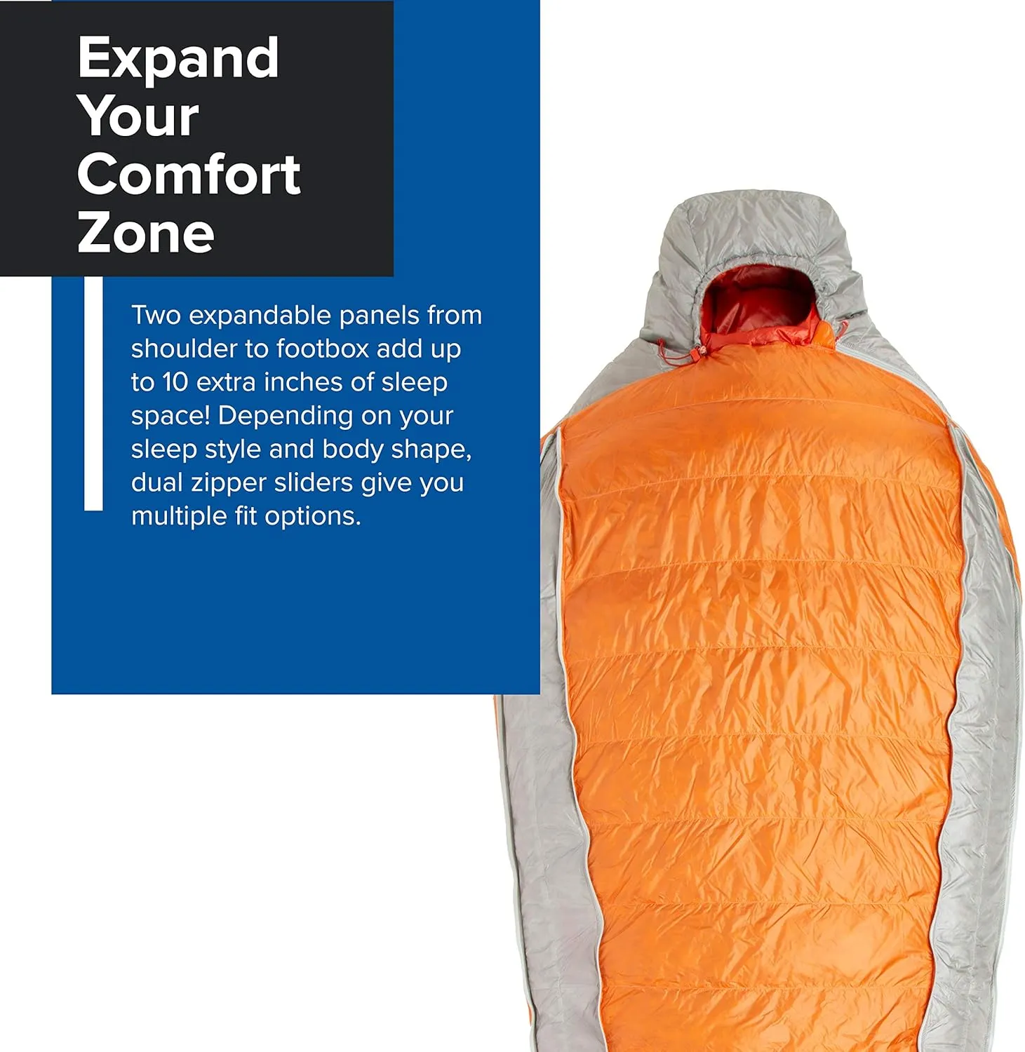 Big Agnes Torchlight UL Expandable Down Mummy Sleeping Bag