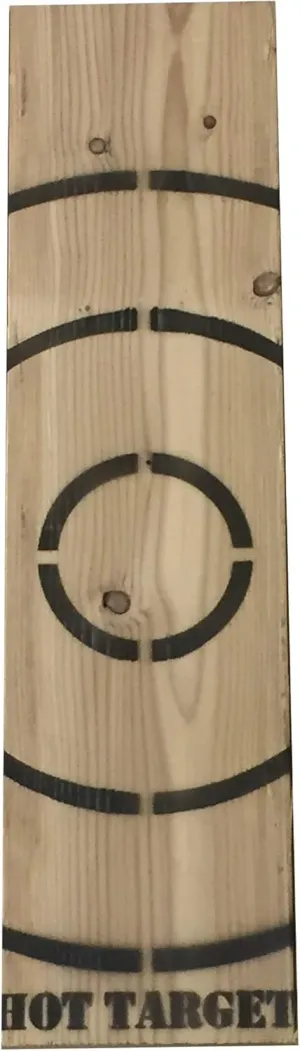 BIGSHOT Wooden Axe-Knife Throwing Target Replacement Section (Replacement Section Only)