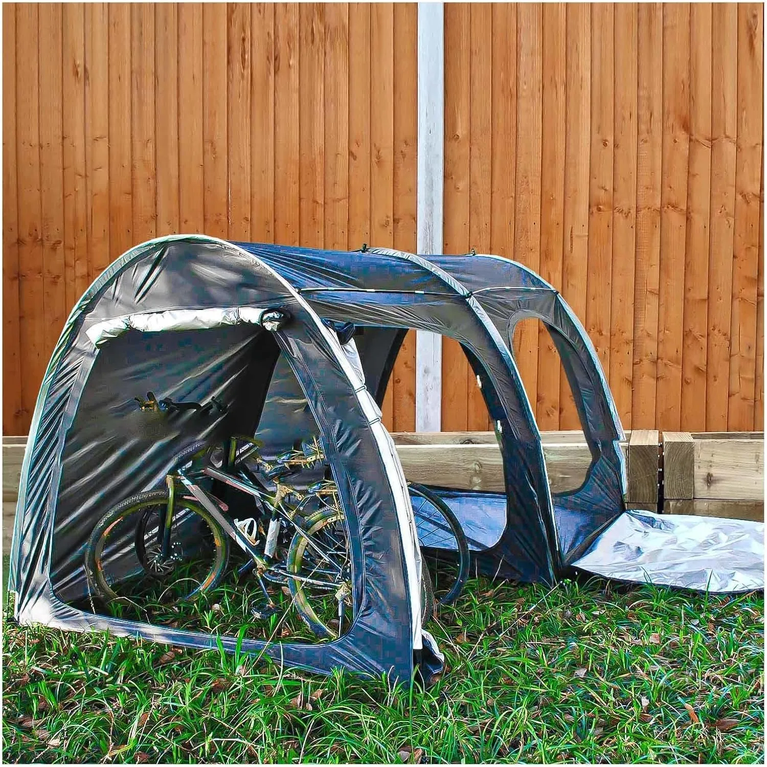 Bike Tent with Ventilation Mesh Outside Storage Sheds Protect Against Wind, Rain, Snow, Dust Motorcycle Storage Sheds Bike Tent