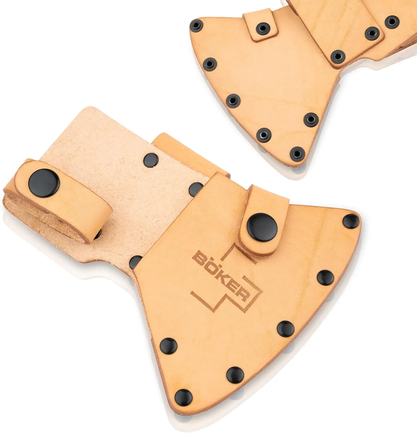 BÖKER Plus® Appalachian Axe Sheath - Thick Leather for Appalachian Axe - Robust Leather Sheath Made from Cowhide - with Belt Loop - Professional Sheath Riveted