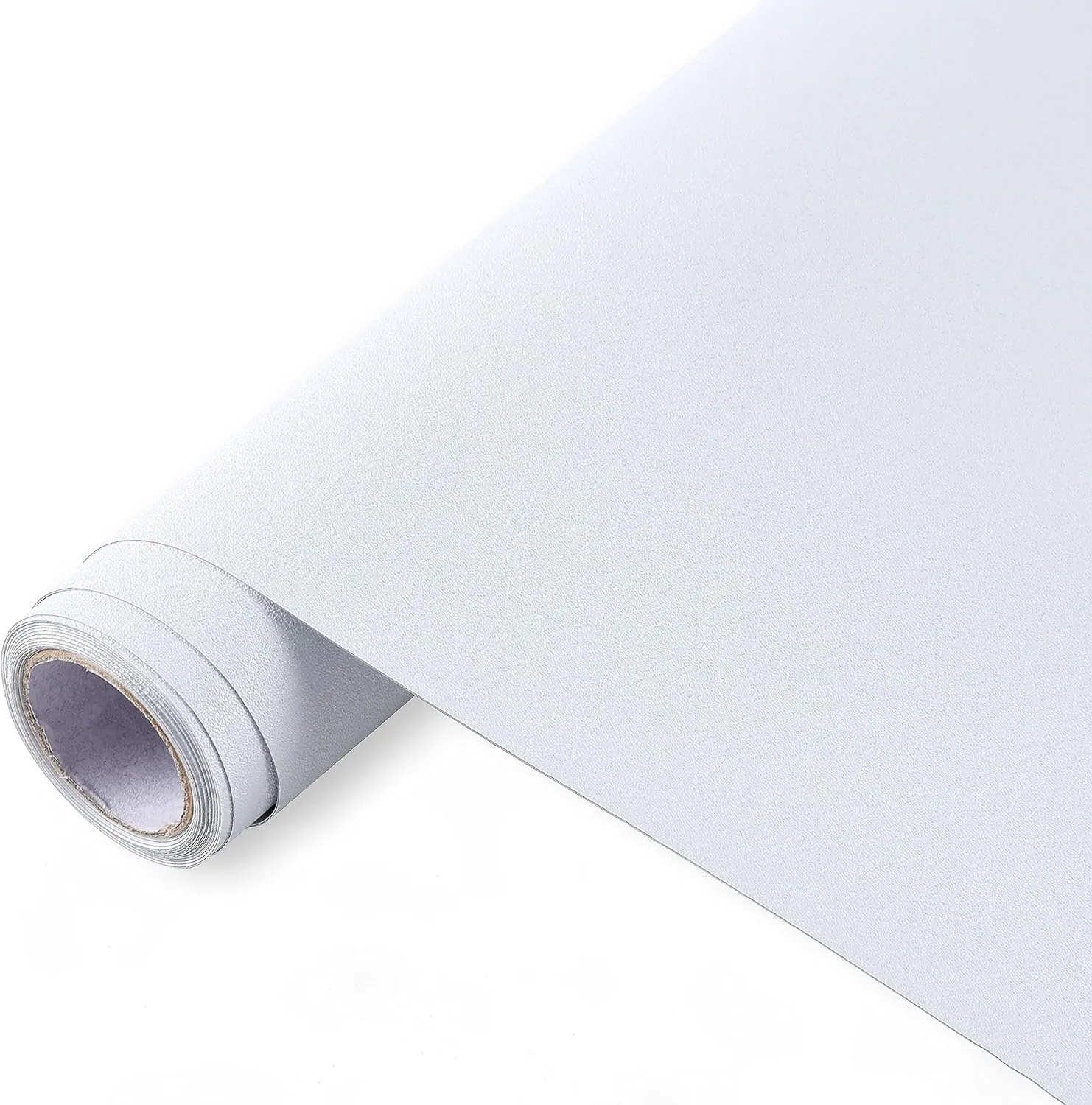 Blackout Window Films, White Sides 100% Light Blocking Window Cover for Bedroom Nursery Day Sleeping, Opaque Static Cling Privacy Film, Non Adhesive Thermal Insulated Window Treatment, 157.4"x17.7"