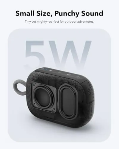 Bluetooth Shower Speaker,IP67 Waterproof/Dustproof,Portable Speaker