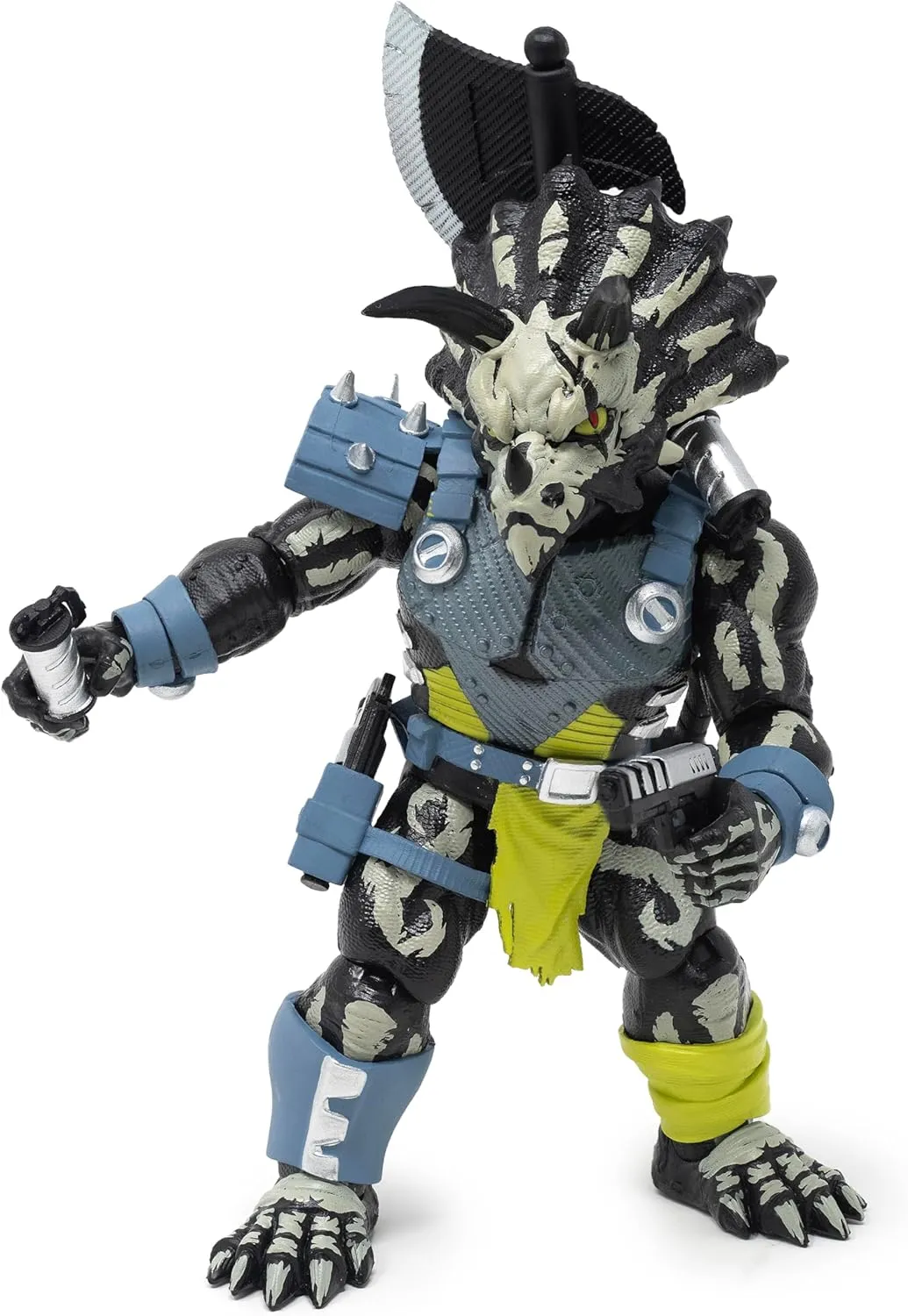 Boss Fight Studio Saurozoic Warrior Triax Skiver Night Lands Deco - Futuristic, Armored Dinosaur Hero – Highly Articulated, Posable Collectible Action Figure & Accessories – 6 Inch Scale 1:12, Ages 8 