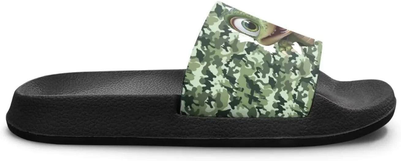 Boys Beach Sandals Lightweight Slides for Kids Shower Shoes
