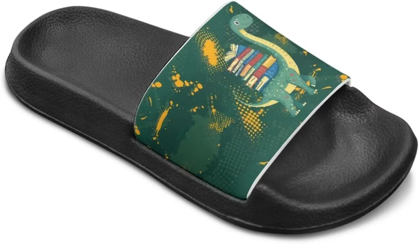 Boys Girls Shower Slippers Non-Slip Lightweight Open Toe Slip on Sandals for Beach Pool Camping