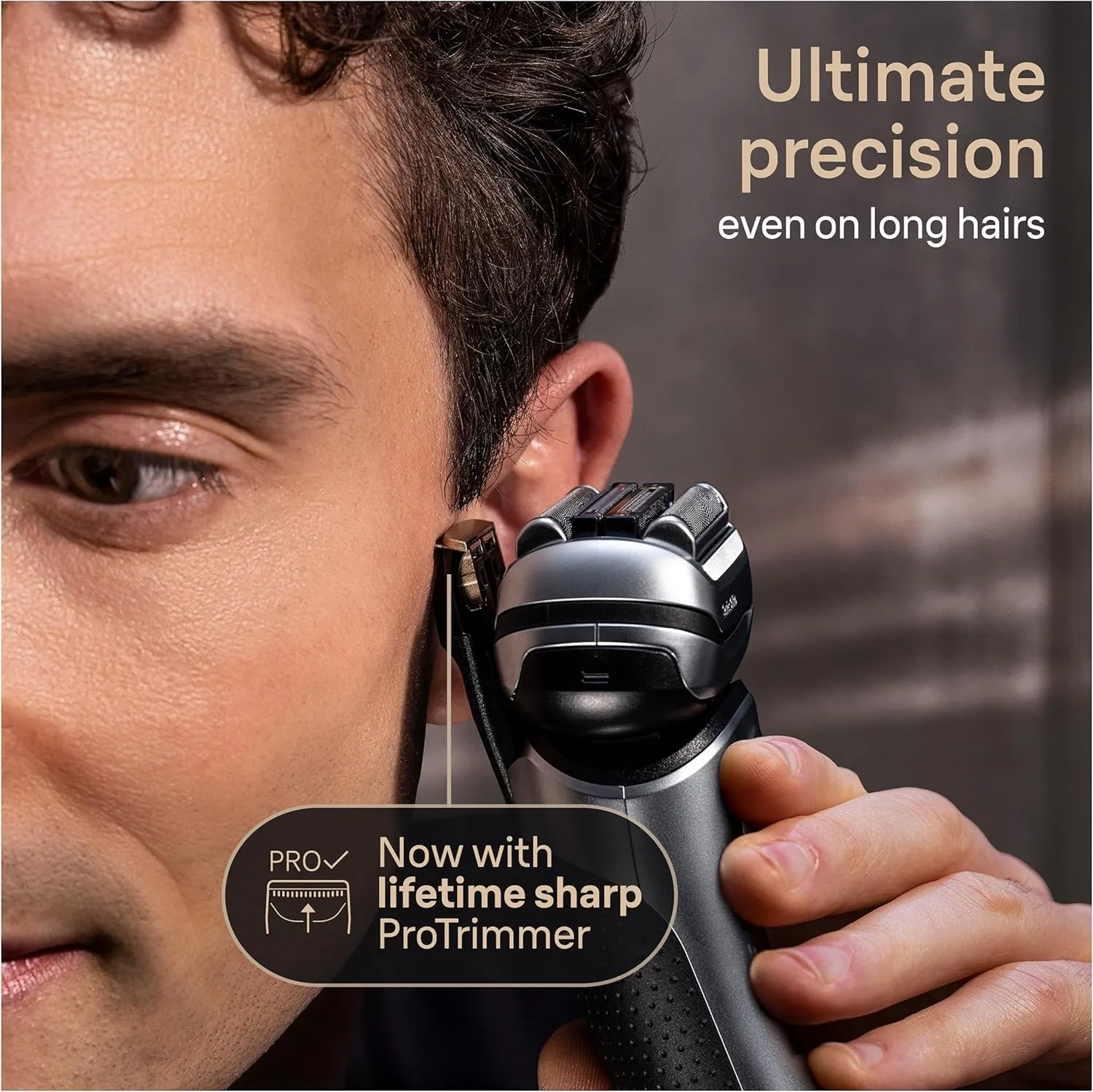 Braun Series 9 PRO  Electric Razor for Men, 5 Pro Shave Elements & Precision Long Hair Trimmer, 6in1 SmartCare Center, Wet & Dry Electric Razor for Smooth Skin with 60min Battery Runtime, 9567cc