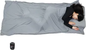 BROWINT Thermolite Sleeping Bag Liner with Zippers for Cold Weather, Lightweight Mummy with Hood & Rectangular Sleep Sack for Adult, Adds Warmth, Thermal Travel Liner, All Season