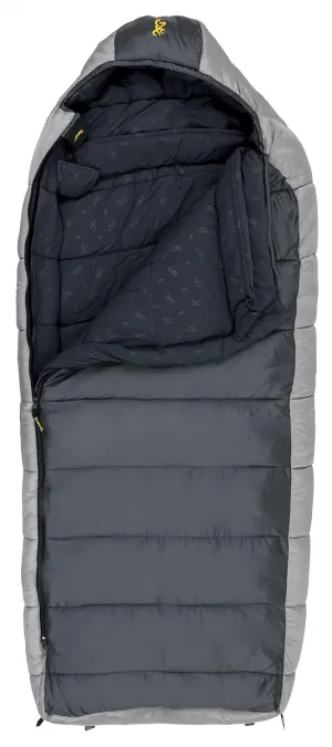 Browning McKinley 0° Sleeping Bag - Oversize Insulated Hooded Rectangle Made with Ripstop Outer and Brushed Polyester Liner, with Compression Stuff Sack