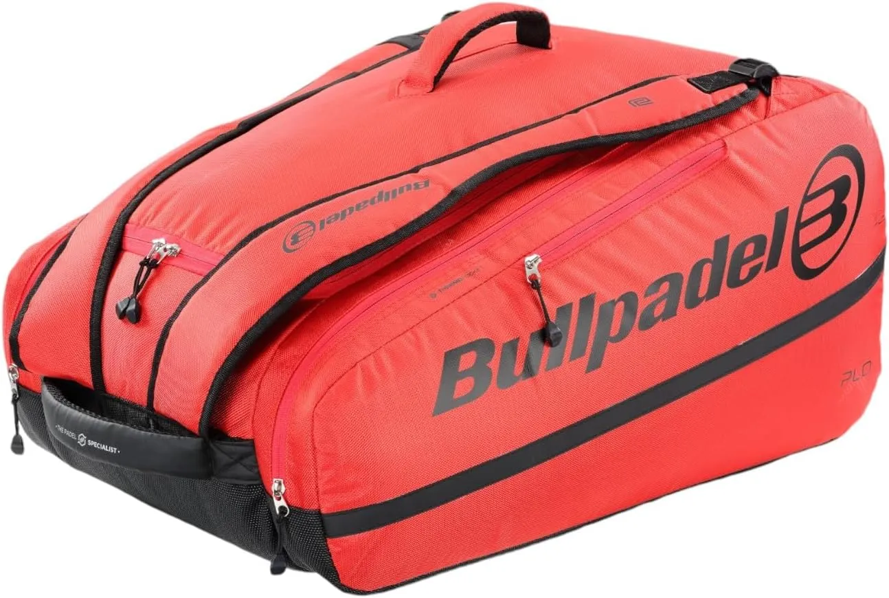 Bullpadel Padel Racket Bag BPP-25022 XPLO 2025 | Premium Bolso Padel with Thermo Compartments | Fits 4 Padel Rackets & Shoes | Ventilated Storage | Durable Polyester 1680D | Martín Di Nenno Signature