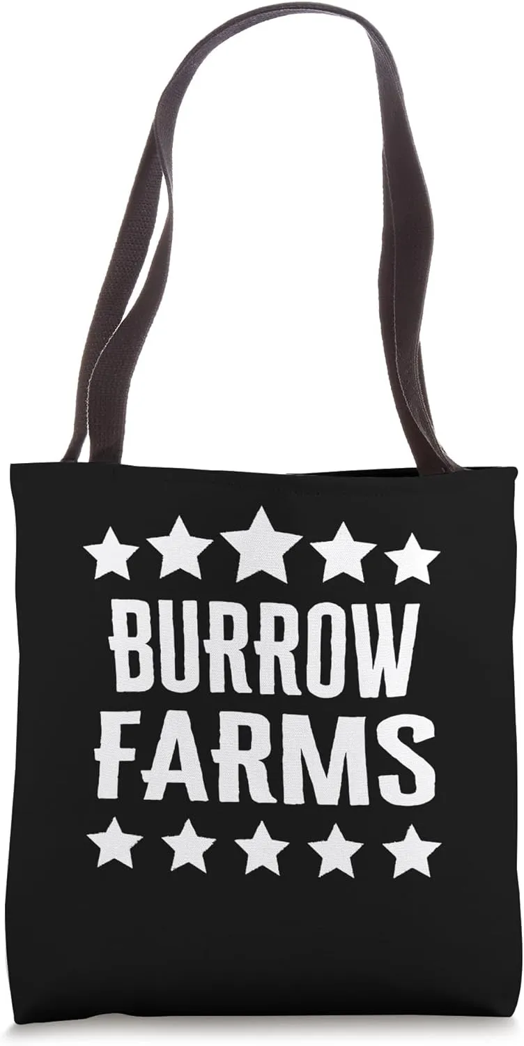 Burrow Farms Family Reunion Squad First Last Name Tote Bag
