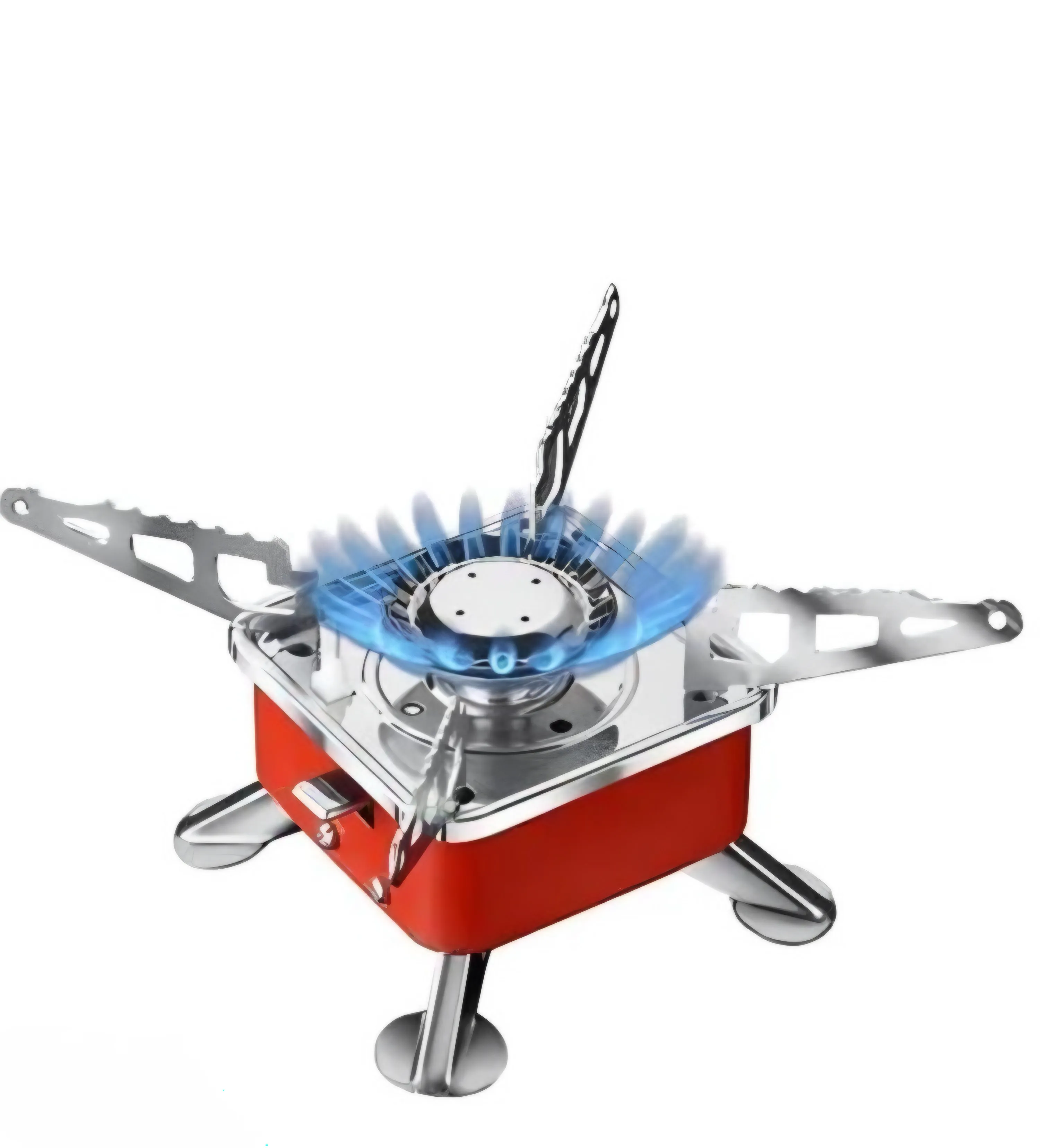 Camping stove with 4 Butane