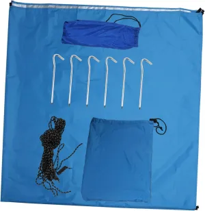 Camping Tarp Tent Footprint Rain Fly Hammock Cover Portable Sun Shelter Uv Protection Waterproof