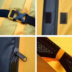 Camping Tarp Tent Rain Fly Shelter Waterproof Coating Sunshade Mutifunctional Lightweight Picnic Mat Gear，Easy to Install, Durable, Easy to Carry