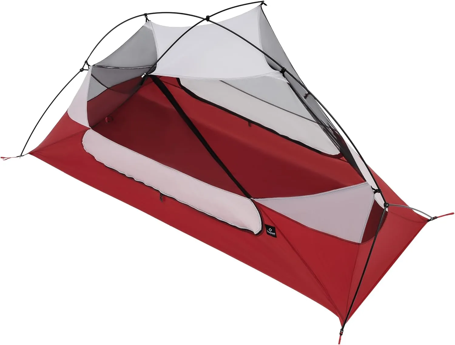 Camping Tent, 1 Person Lightweight Tent for Backpacking, Ultralight Easy Setup Waterproof Camping Tent, for Outdoor Trekking Mountaineering