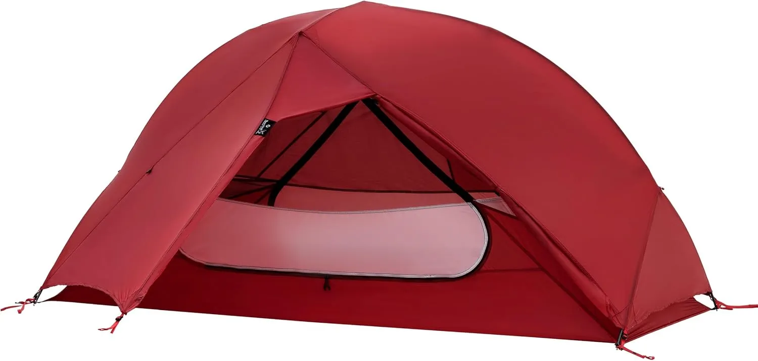Camping Tent, 1 Person Lightweight Tent for Backpacking, Ultralight Easy Setup Waterproof Camping Tent, for Outdoor Trekking Mountaineering