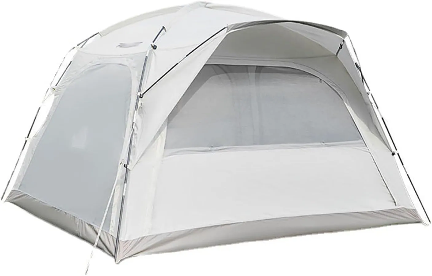 Camping Tent 4 Person Outdoor Folding Portable Camping Tent Easy Set Up 2 Door 4 Mesh Windows Waterproof Sunproof Instant Family Tent with Carry Bag