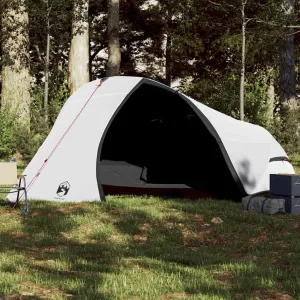 Camping Tent Dome 4-Person White Blackout Fabric Waterproof7,4KG