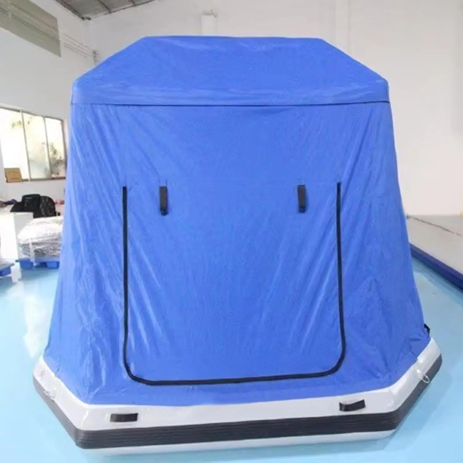 Camping Tent Inflatable Floating Tent for Outdoor Lake Calm Waters Quick Setup Fishing Raft Boat