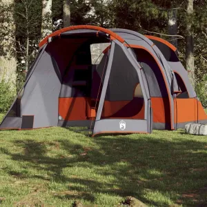 Camping Tent Tunnel 4-Person Gray Waterproof8,4KG