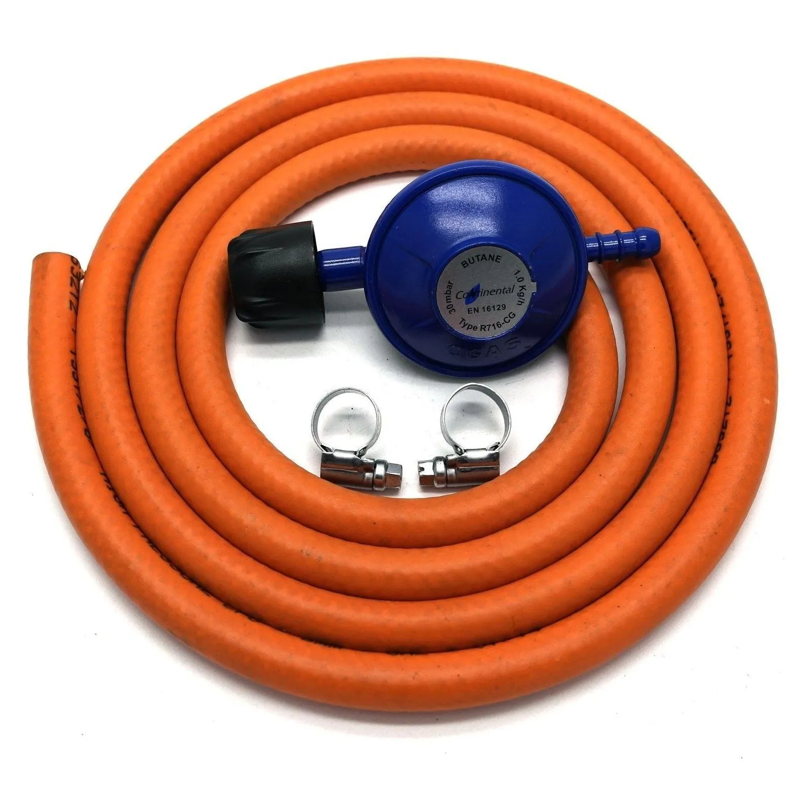 CAMPINGAZ Type 30mbar GAS REGULATOR With 2m Hose   2 Clips FITS 907 904 901