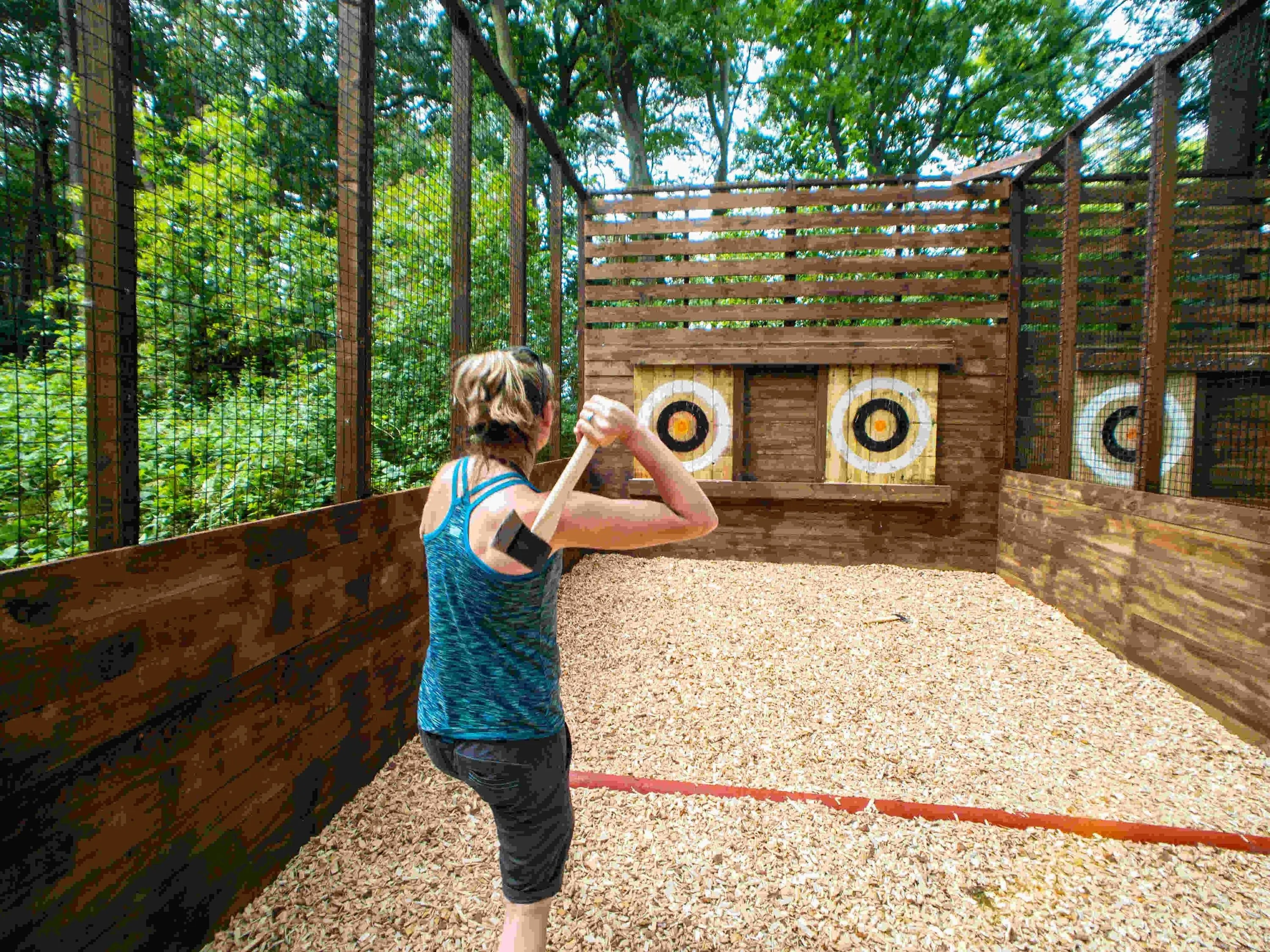 Chicago Outdoor Axe Throwing with Go Ape