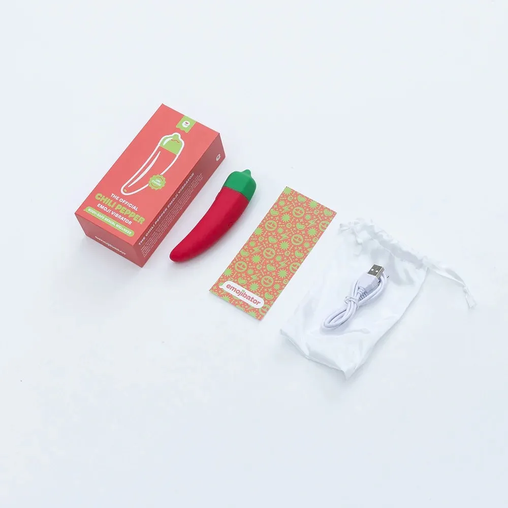 Chili Pepper USB Rechargeable Silicone Vibrator