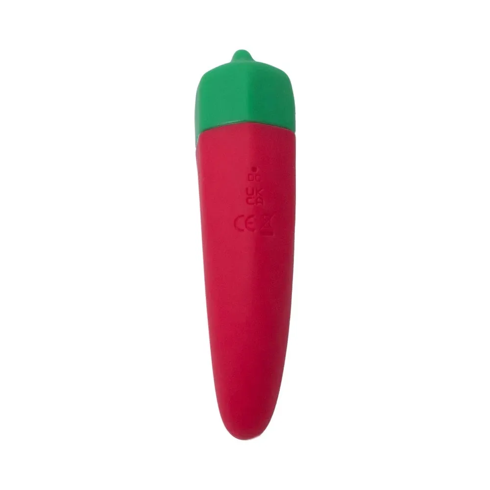 Chili Pepper USB Rechargeable Silicone Vibrator