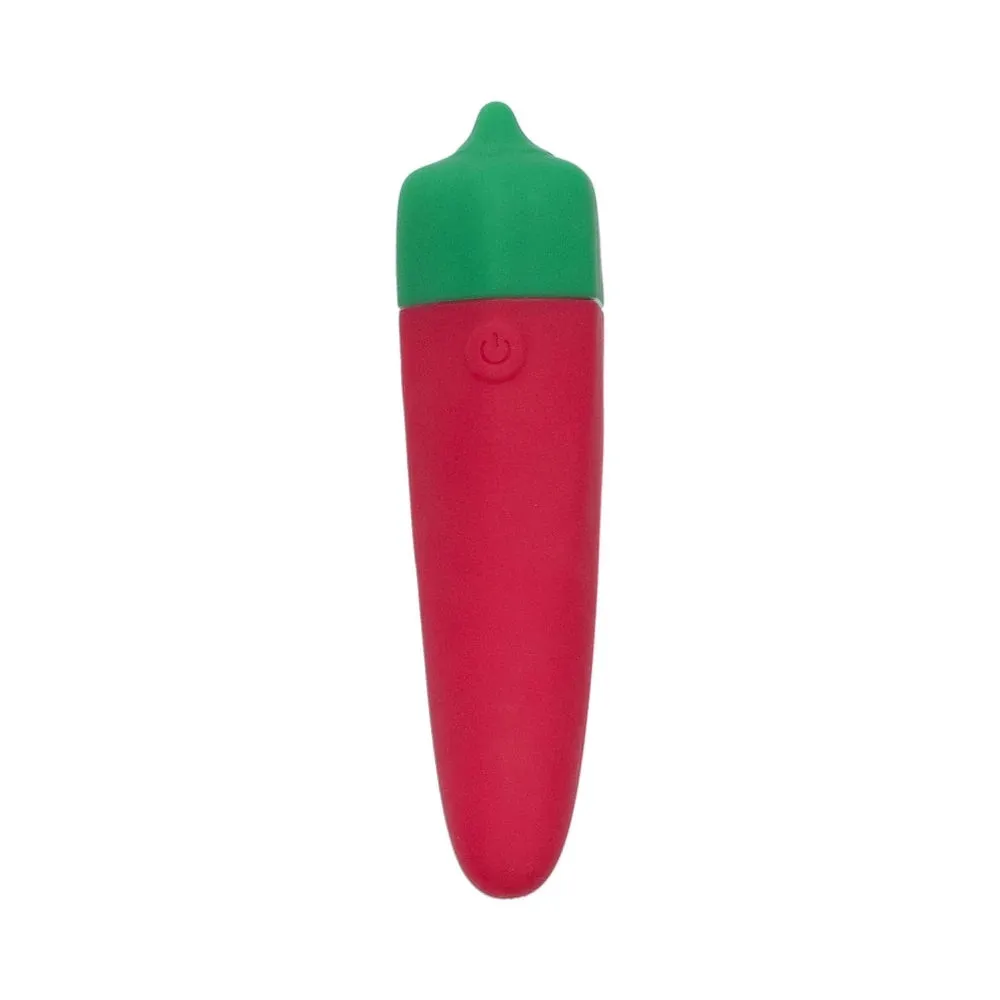 Chili Pepper USB Rechargeable Silicone Vibrator