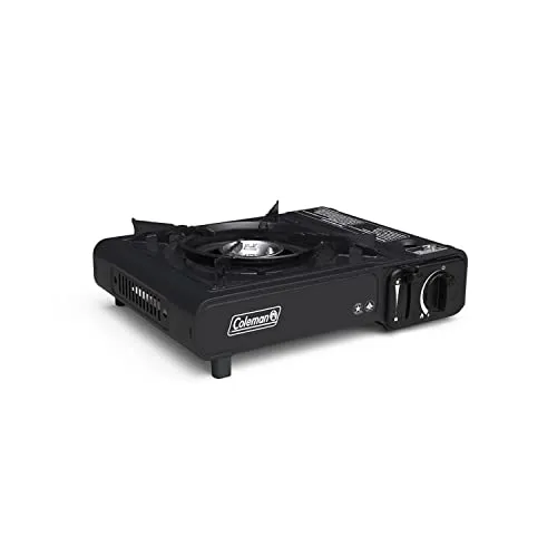 Classic 1-Burner Butane Stove,Portable Camping Cooktop w/ Carry Case