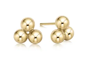 Classic Cluster Stud - 6mm Gold