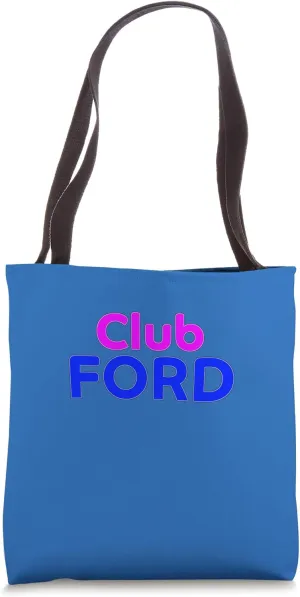 Club FORD Family Reunion Squad First Last Name Tote Bag
