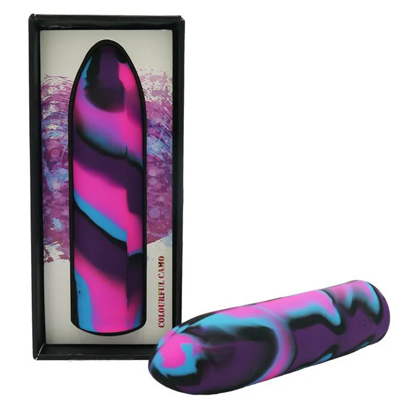 Colourful Camo Tracer Bullet Vibrator