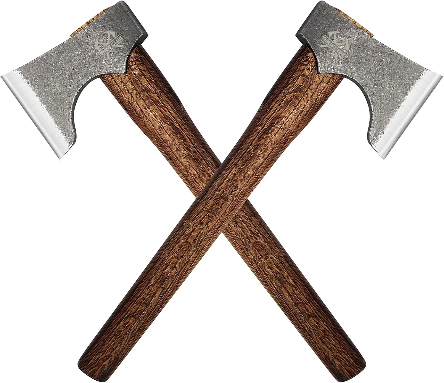 Competition Throwing Axe, 2 Pack 16.5" Throwing Axes with 1065 High Carbon Steel & Wooden Handle, Perfect for Axe Throwing Game, Competition and Recreation, Gift for Men