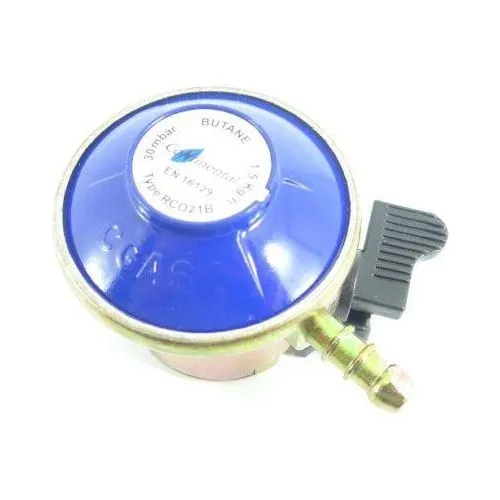 Complete BBQ Cooker Kit Butane 21mm Clip On Regulator Gas Hose Clips Stove