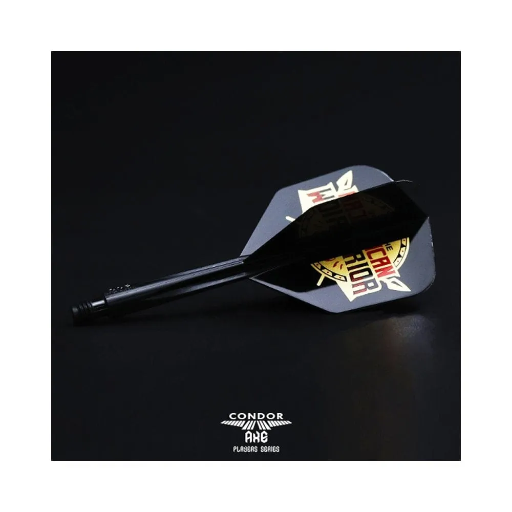 *Condor AXE Dart Flights - Devon Petersen - Small - African Warrior - Inspiration 2 - Black