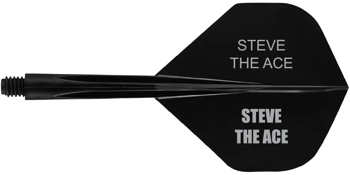 Condor AXE Dart Flights - Standard - Black