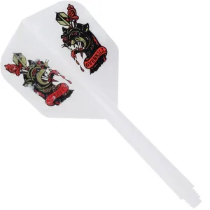 *Condor Dart Flights - Zero Stress - Small - Overkill - Marble White