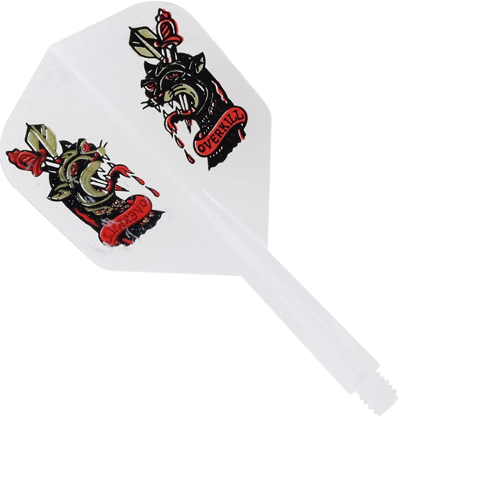 *Condor Dart Flights - Zero Stress - Small - Overkill - Marble White