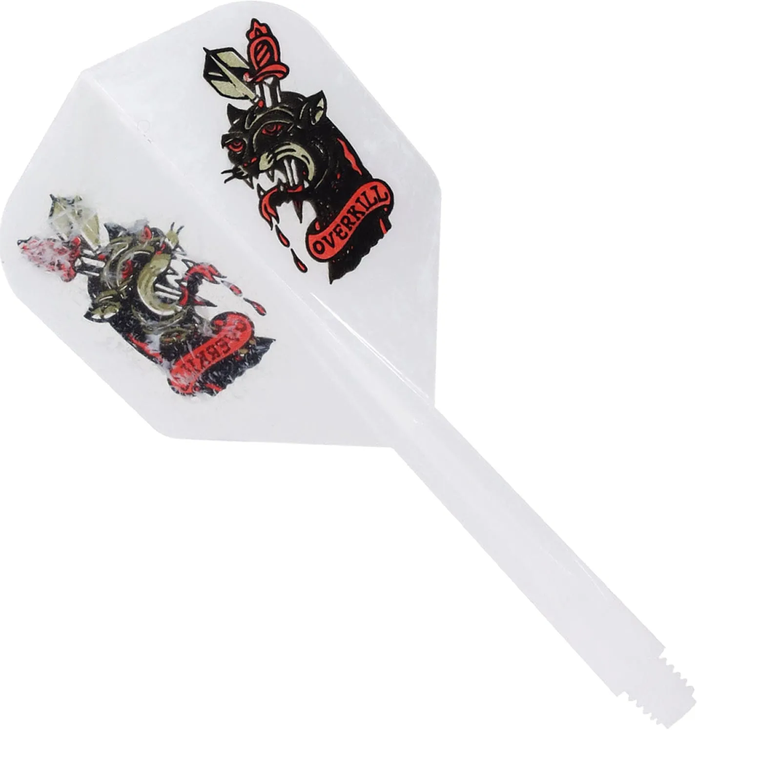 *Condor Dart Flights - Zero Stress - Small - Overkill - Marble White