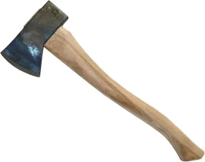 COUNCIL TOOL Hudson Bay Camp Axe - 2 lbs Hand Axe with 18" Curved Hickory Handle & Hardened Poll - SU20HB18C