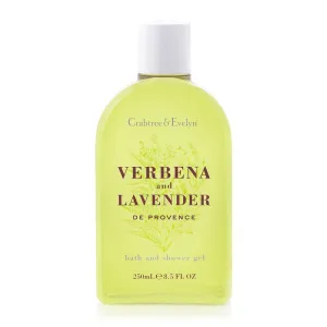 Crabtree & Evelyn Bath and Shower Gel, Verbena and Lavender, 8.5 Fl Oz