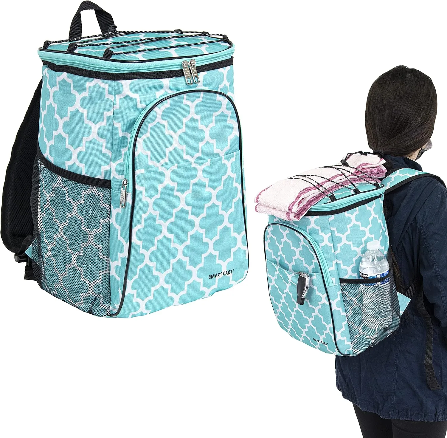 dbest products Ultra Compact Cooler Smart Cart Backpack