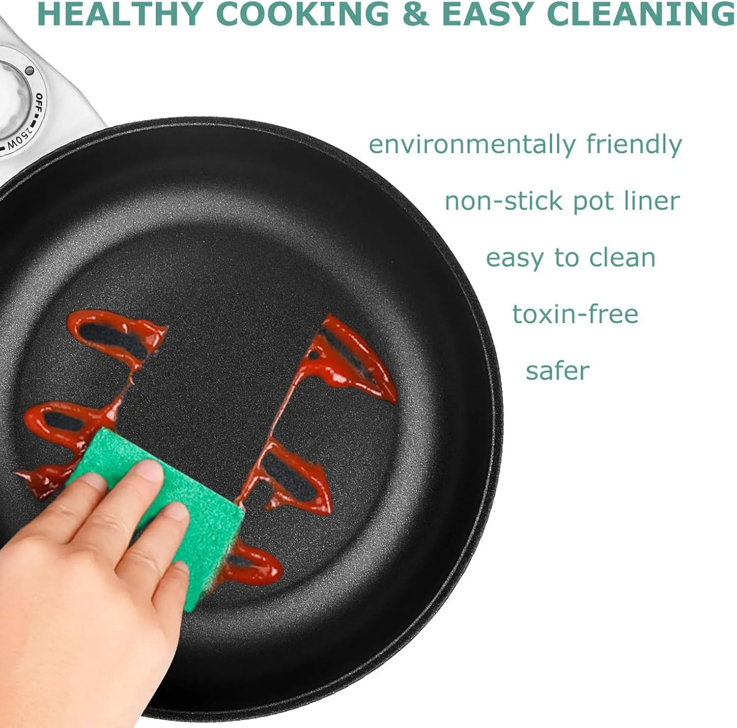 Dezin Hot Pot Electric with Steamer Upgraded, Non-Stick Sauté Pan, Rapid Noodles Electric Pot, 1.5L Mini Pot for Steak, Egg, Fried Rice, Ramen, Oatmeal, Soup with Power Adjustment