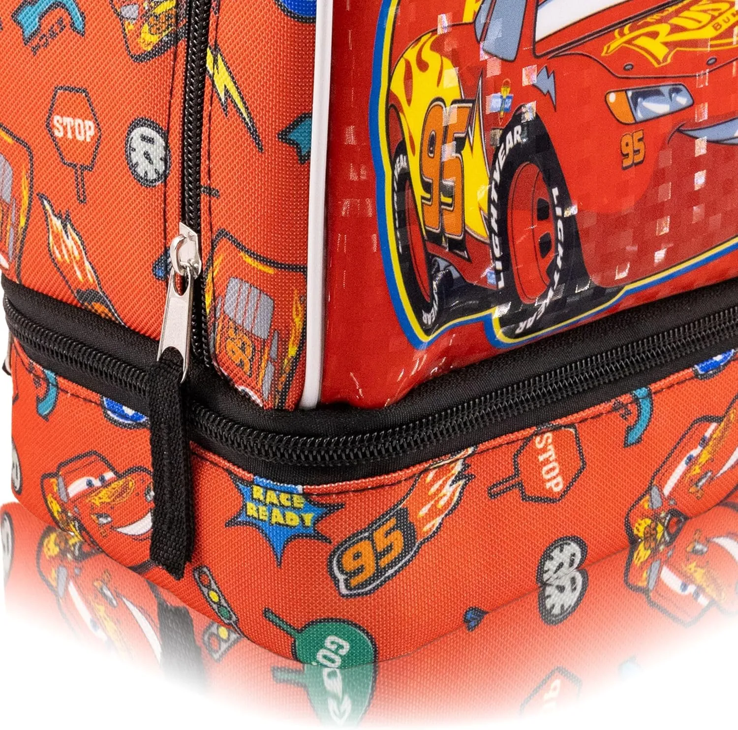 Disney Cars Lunch Box for Kids | Lightning McQueen Insulated Lunch Bag Lunch Box for Boys, Girls, Toddlers | Disney Cars Lightning McQueen Reusable Lunchbox