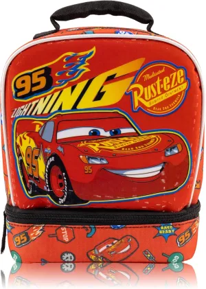 Disney Cars Lunch Box for Kids | Lightning McQueen Insulated Lunch Bag Lunch Box for Boys, Girls, Toddlers | Disney Cars Lightning McQueen Reusable Lunchbox