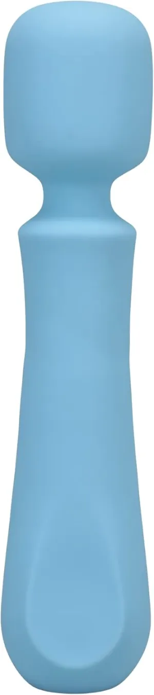 Doc Johnson Ritual - Euphoria - 10 Function Wand Vibrator - Silicone and Rechargeable - Discreet, Blue
