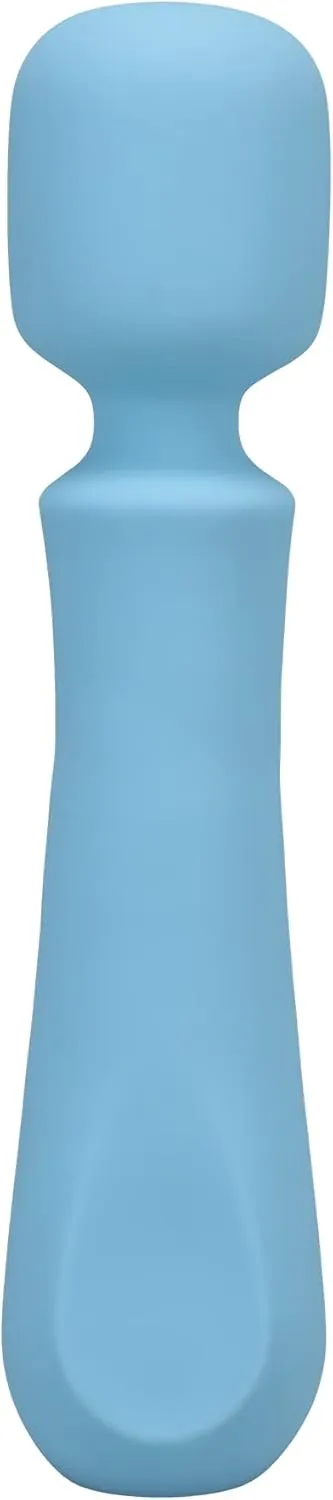 Doc Johnson Ritual - Euphoria - 10 Function Wand Vibrator - Silicone and Rechargeable - Discreet, Blue