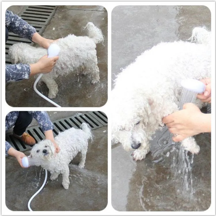 Dog Shower Head Spray Drain Sprinkler Filter